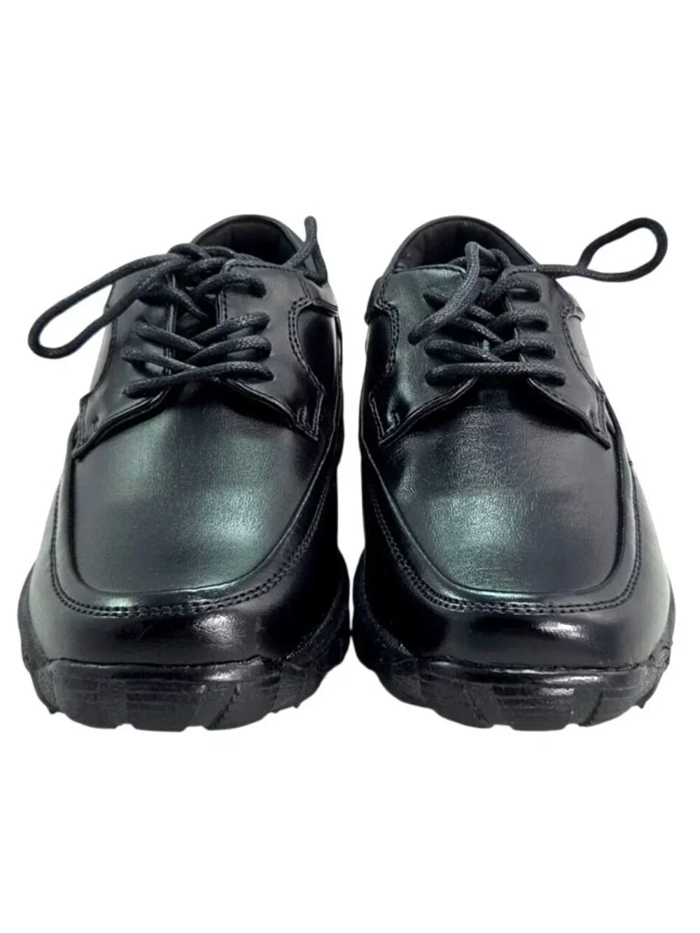 Joseph Allen Black Lace-Up Boys Casual Dress Shoes Size 13 EUC w Box